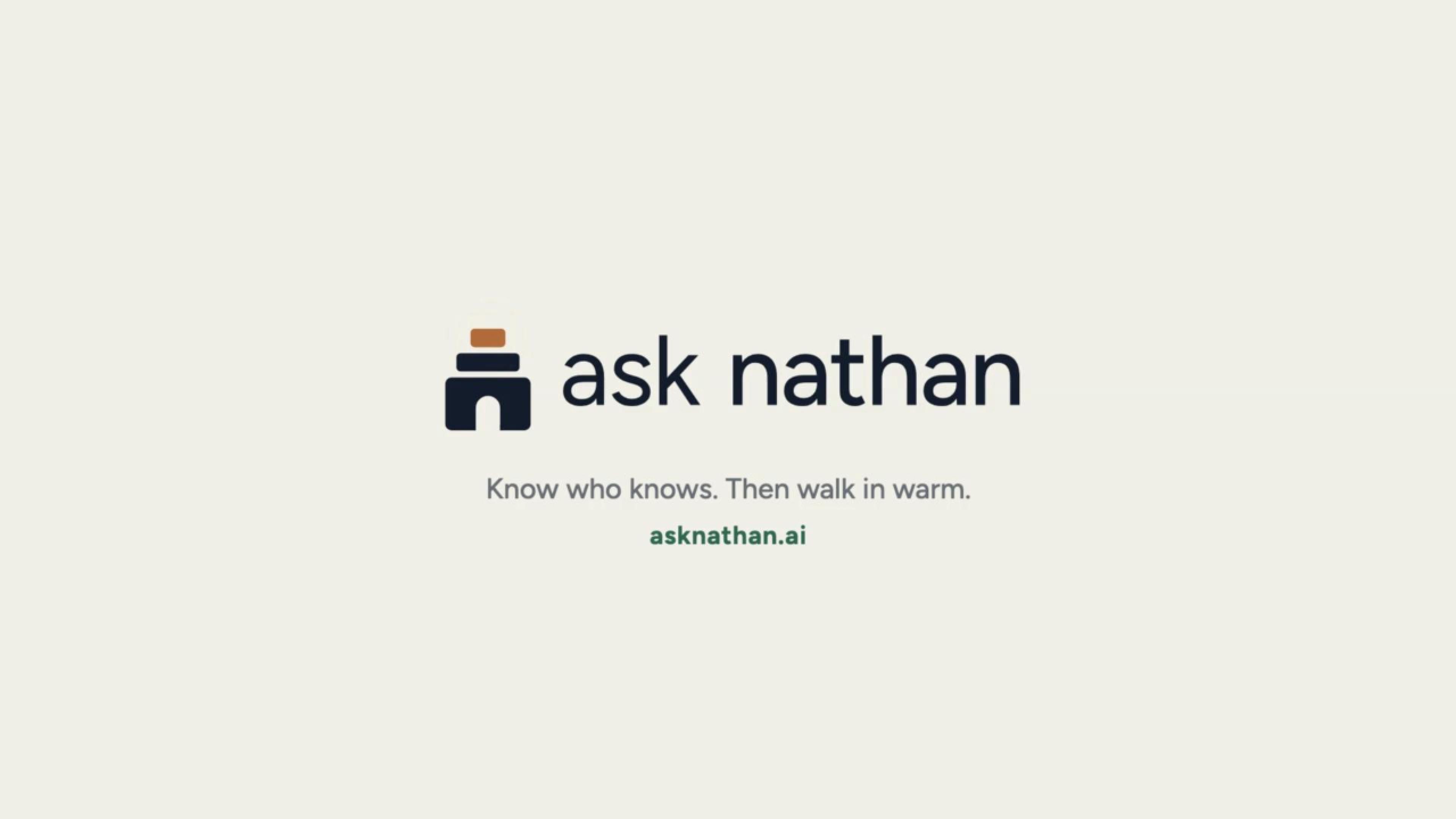 Ask Nathan product tour